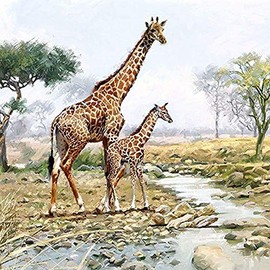 Ambiente Serviettes Lunch Giraffes 33 x 33 cm Pack of 20