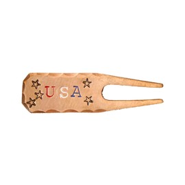 USA Hand Stamped Forged Copper Golf Divot Tool by Sunfish