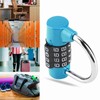 WGFOIP 4 Digit Combination Padlock, Waterproof Code Padlock Security Password
