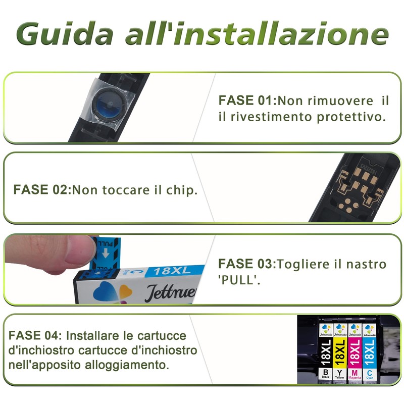 Jettruemedia 18XL Druckerpatronen 9Pack