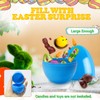 ROSAUI 3.5” Fillable Easter Eggs 36Pcs Empty Plastic Eggs -