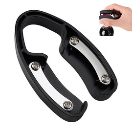 DOERDO Wine Bottle Opener Tin Wrapper Opener Easy Foil Cutter Wine Opening Tools, Black, 1.8x2.8 Inch