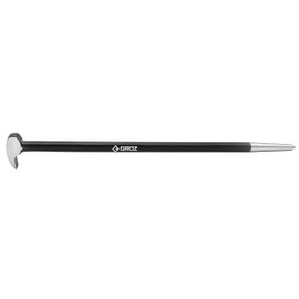 Groz 12-inch Rolling Head Pry Bar | Heavy Duty | Forged Chrome Steel | Fulcrum Prying, Automotive Machinery | 38-43 HRC | #33151