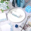FYSUIMU 100Pcs Spring Floral Place Card 2 x 3.5 Inch