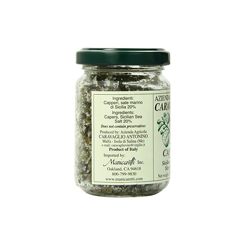 Antonino Caravaglio Salted Capers, 3.2 Ounce