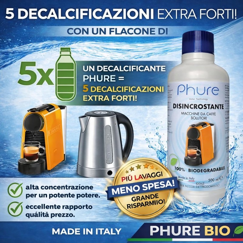 PHURE Bio Decalk Universal Descaler Natural Universal Descaler for All