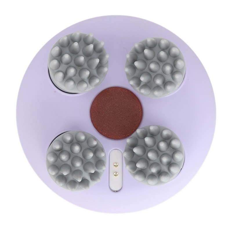 Electronic Scalp Massager Waterproof Kneading Vibration Multi Functional Rechargeable Handheld
