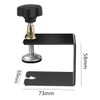 Granmagazz Bracket Clamps, Drawers, Set of 4 Clamps, C-Shaped Clamps,