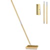 SHANGPEIXUAN Pizza Oven Brush 41-Inch Long Wood Handle Brass Bristles