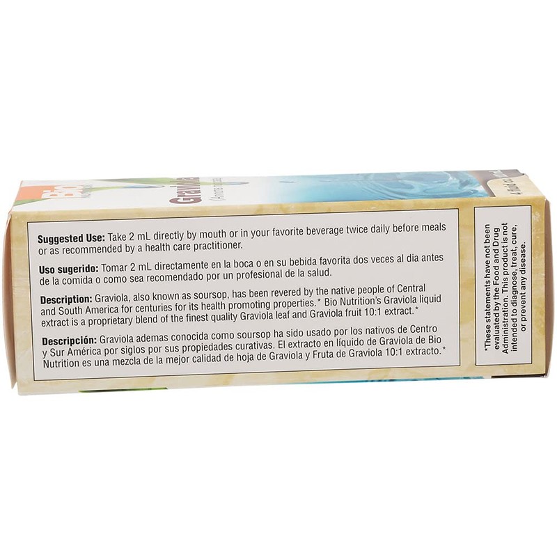 Bio Nutrition Graviola (Annona Muricata) Liquid 4 Fluid Ounces |
