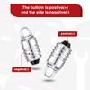 10 Pieces E10 LED Bulbs 3 Volt Miniature Flashlight Bulbs