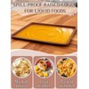 Aulock 4PCS Silicone Food Dehydrator Sheets with Edge, Compatible with