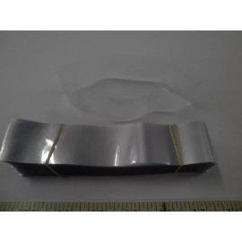 Traco Manufacturing 250 Clear PVC Plastic Heat Shrink Wrap SLEEVE BANDS - 6.1" x 1.4" (lay flat)