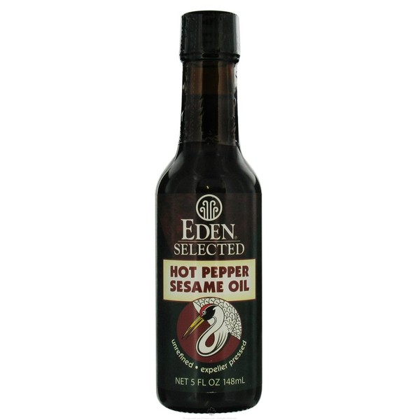 Eden Foods Hot Pepper Sesame Oil, 5 Ounce - 12 per case.