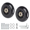 CPROSP 2-Piece Suitcase Replacement Wheels 80 x 24 mm, Replacement