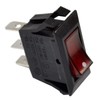 HQRP Red Lighted Rocker Switch ON OFF Compatible with Great