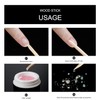 20PC Wooden Stick for Nails Double Sided Cuticle Pusher Remover