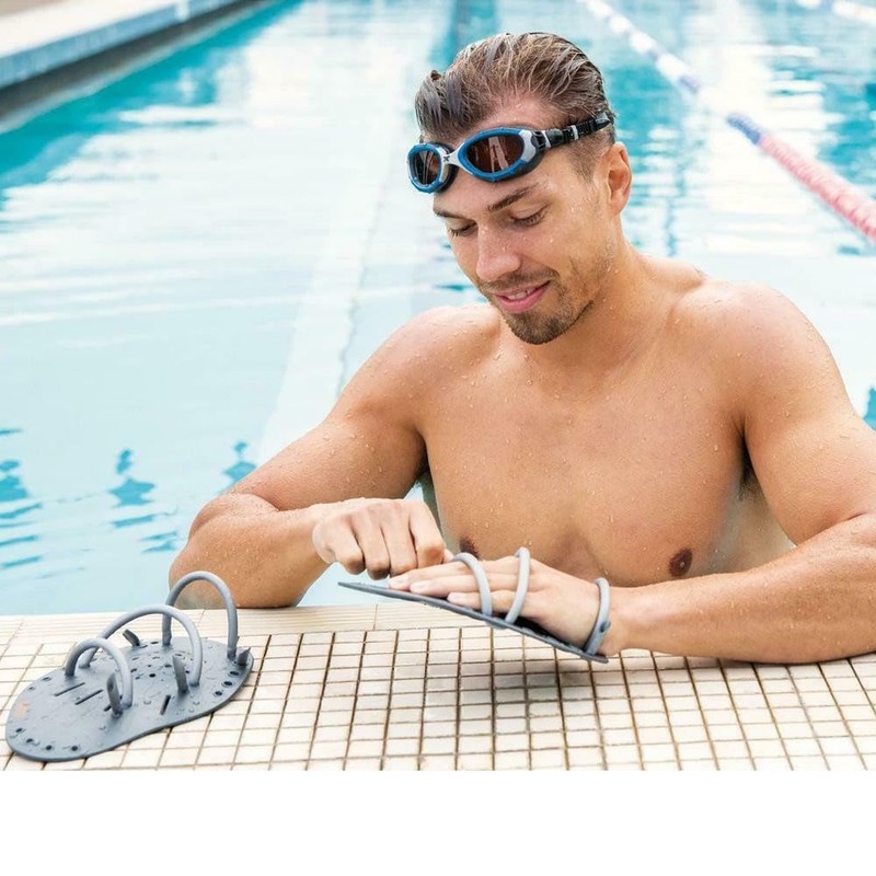 Zoggs Matrix Hand Paddles, Large,Black