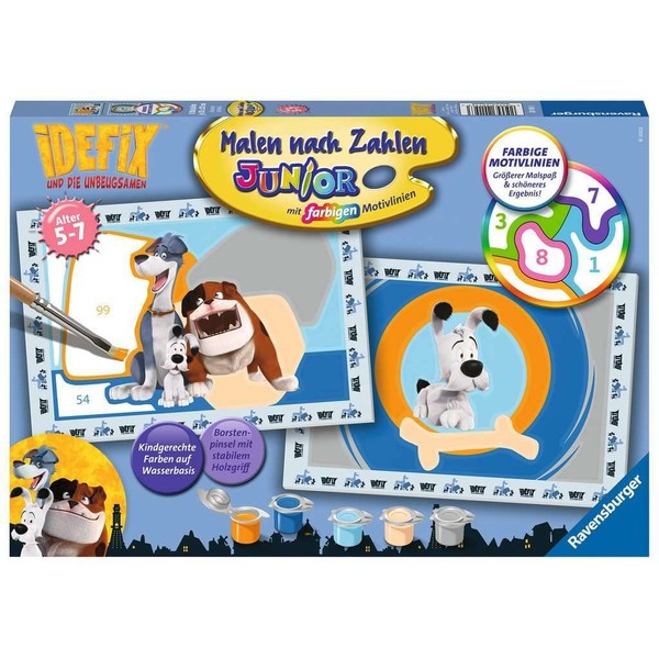 Ravensburger Paint by Numbers 20156 Adventure with Idefix Children 5-7