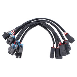 ApplianPar 8Pcs Fuel Injector Wire Harness Adapter Connector for Jetronic EV1 to Mini Delphi Multec 2 XYD