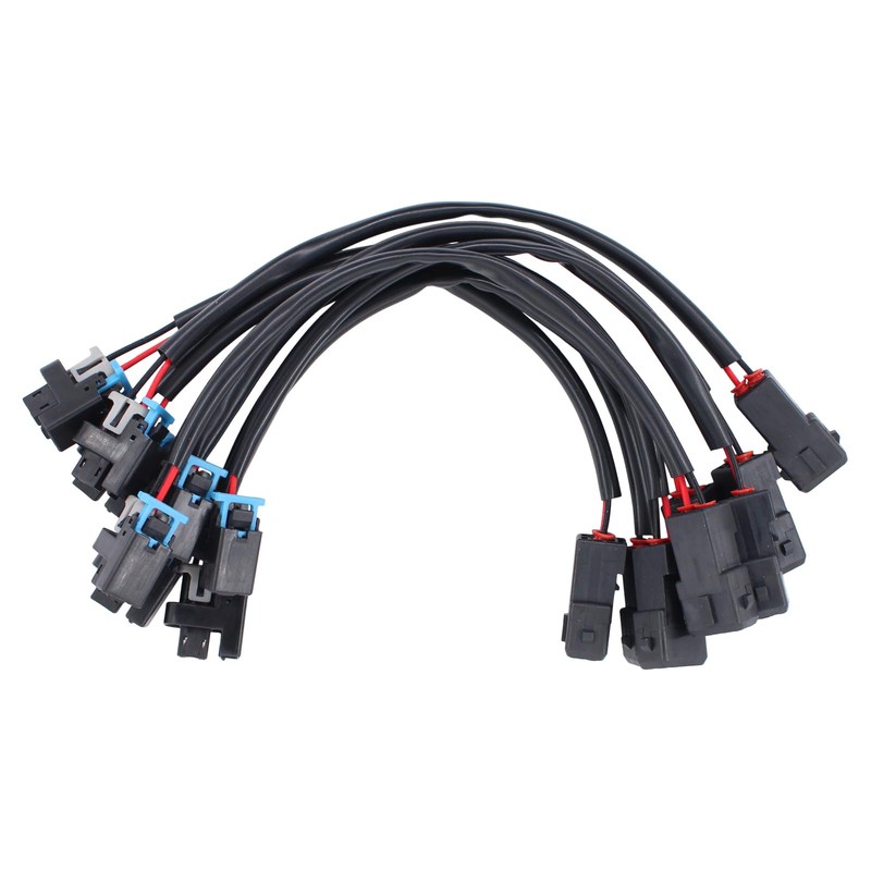 ApplianPar 8Pcs Fuel Injector Wire Harness Adapter Connector for Jetronic