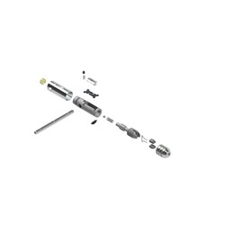 GSR Tool holder with centring eye, level and ratchet, no. 1 M3-M10, BSW, BSF, BSP, UNC, UNF, tap accessories, for taps with square shank