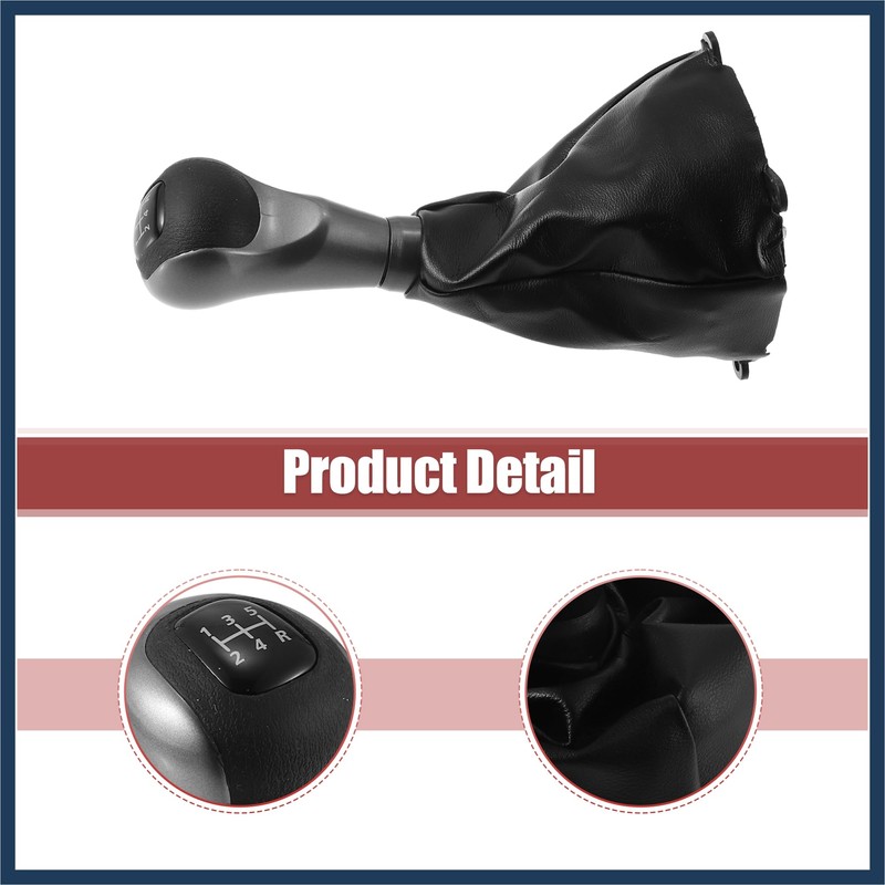 VekAuto 1 Set Manual Gear Shift Knob 5 Speed with