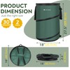 Emptorwise - 2-Pack Collapsible Pop up Trash Cans, Camping and