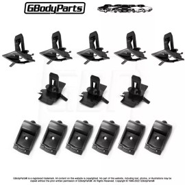 Gbodyparts 78-88 GBody Headliner Board Interior Trim Molding Retaining Clips Fastener (14)