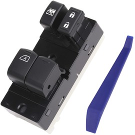 Obaee Master Power Window Switch Driver Side Compatible with Nissan Frontier 2007 2008 2009 2010 2011 2012 2013 2014 2015 2016 2017 Replaces 25401-ZP50A 25401ZP50A