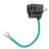3A Company PAD-PS32 Power Supply Conversion Plug, 3P-2P Converter, Ground