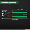 LEONTOOL 9-Inch Ear Clamp Pliers with Front and Side Crimp