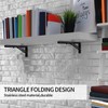 Folding Console Heavy Duty Pack of 2 Folding Shelf Brackets