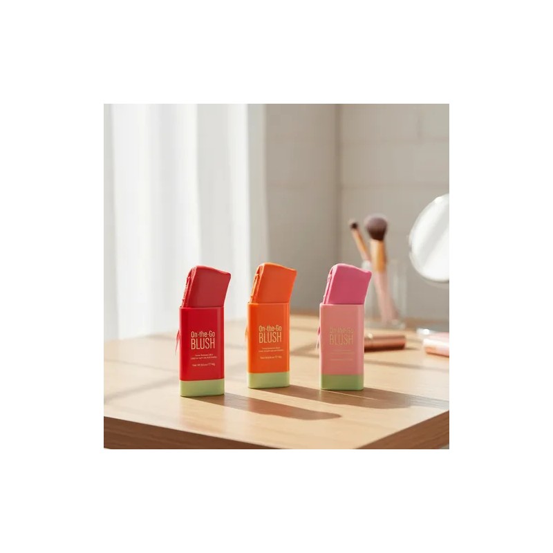 Rubor Barra Lotlash Rosa Pack 3 Tonos Para Labios Y