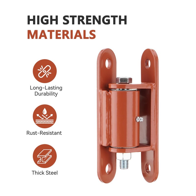 SPARKWHIZ 7 Inch Heavy Duty Gate Hinge, Bolt onto Gate