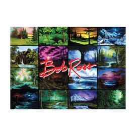 Bob Ross Happy Painting, My Friend Puzzle para Adultos y niños, Rompecabezas de 1000 Piezas, Paisaje de la Naturaleza, Juguete Interactivo para la Noche de Juegos Familiares, 28 x 20 Pulgadas