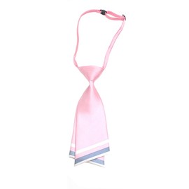 JKQBUX Tie for Women Uniform Necktie Strap Striped Adjustable Uniform Pre Tied Bows Neck Tie for Girls Accessories Work Party Ceremony