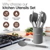Kitchen Utensils Set-Silicone Cooking Utensils-32pcs Non-Stick Silicone Cooking Kitchen Utensils
