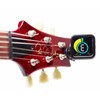 KLIQ UberTuner-Max, USB-Rechargeable Clip-On Tuner for Guitar, Bass, Violin, Ukulele