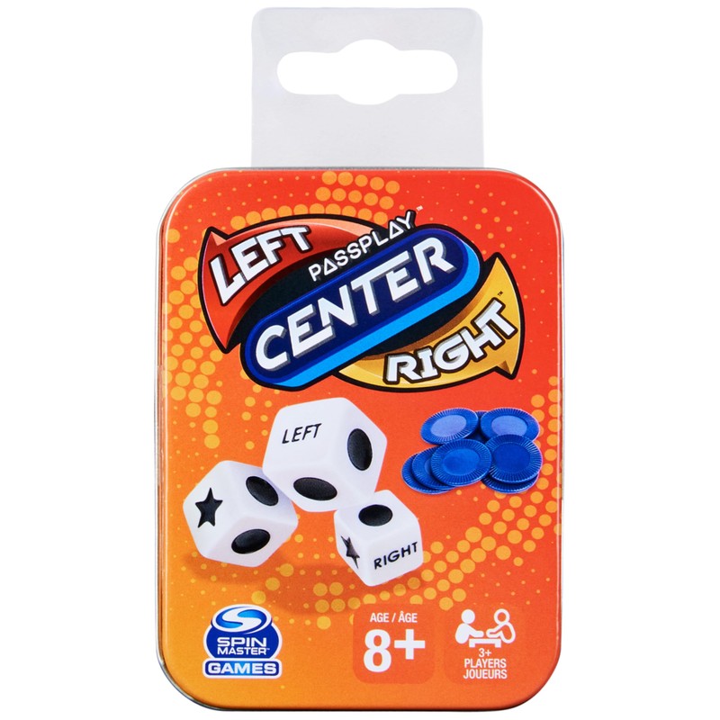 Passplay The Game of Left Center Right, The Classic Dice