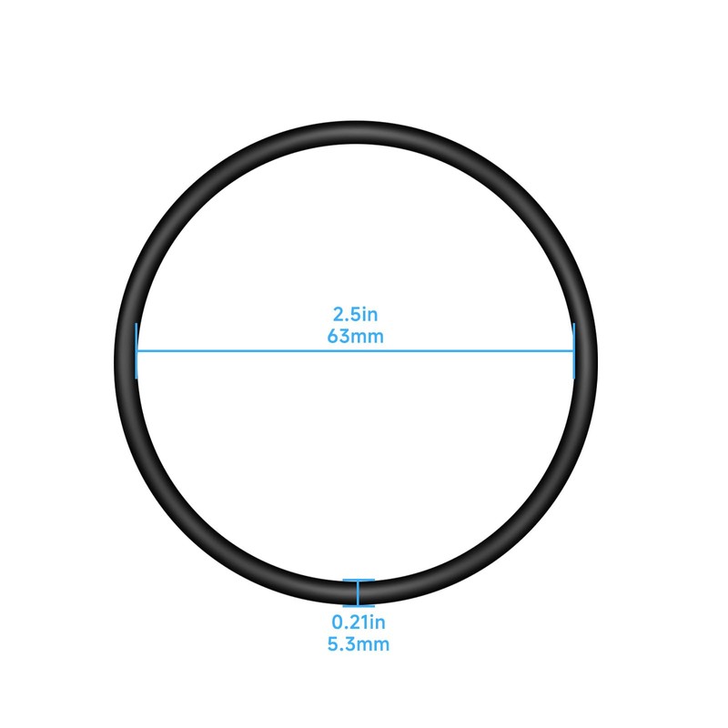 Cutetool(6PCS) SX220Z2 Bulkhead O-Ring Compatible with Hayward Max-Flo II, Max-Flo