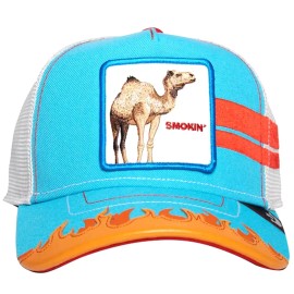 Goorin Bros Smokin' Camel Hat Goorin Bros Animal Trucker Snapback Cap Somebody Stop Me Blue