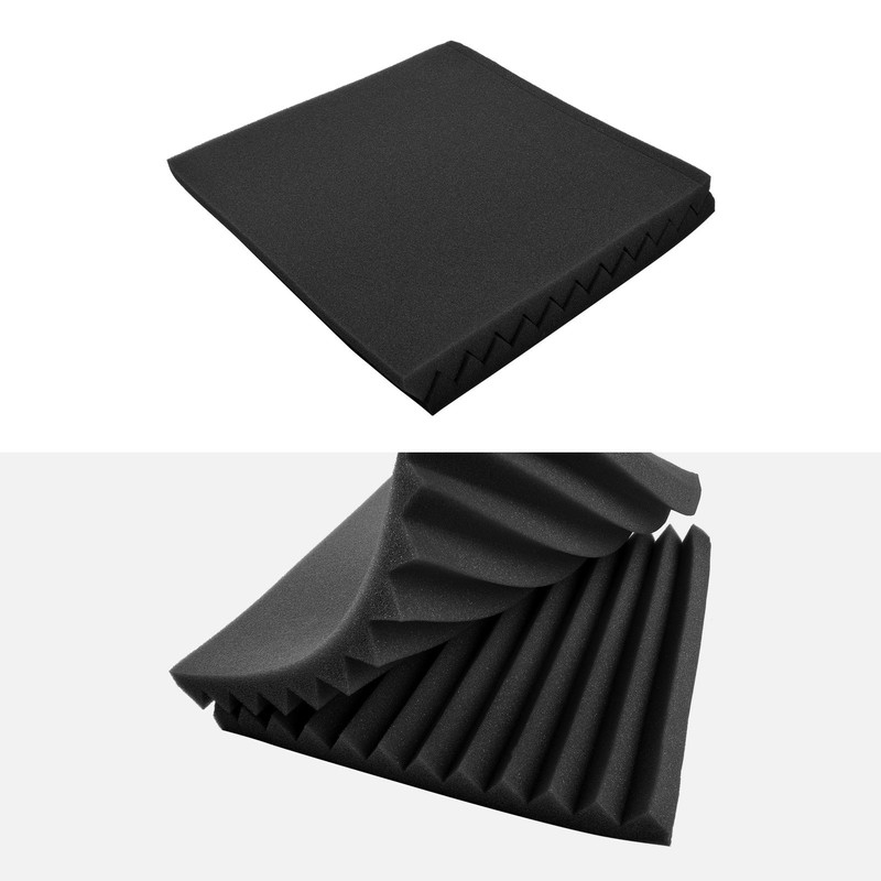 12pcs/pack Studio Foams Sound Insulation Foam Sound Absorbing Panels Soundproof