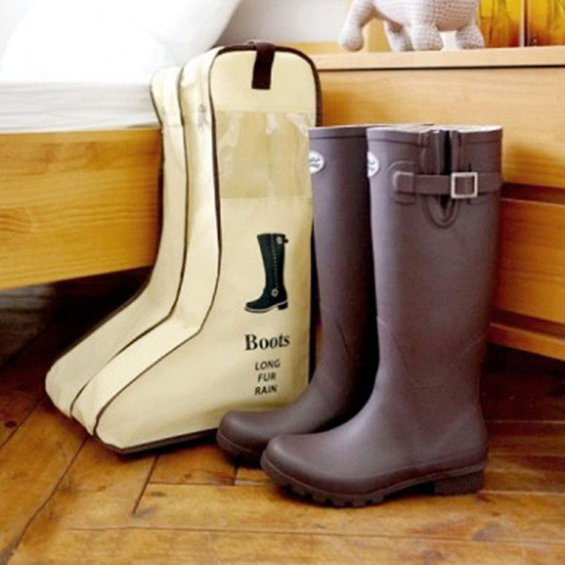 Portable Tall Boots Storage Bags|2 Packs Dust-proof Tall Boot Carry