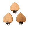 Arakierst 10pcs Natural Wood Suspender Pacifier Clips Cute Beech Wooden
