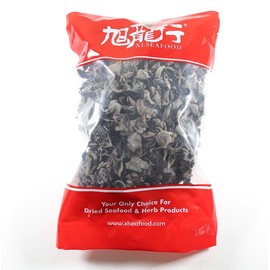 Xlseafood Nature Dried Black Fungus Woodear Mushrooms from Northeast China 16oz 旭龙行特级中国东北小碗黑木耳 云耳 16盎司 (1)