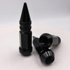 NETFLBT M12x1.5 Lug Black Nuts Lug,Spike Lug nut for Acura,