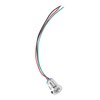 4 Sets PreWired Round LEDs Waterproof Metal 2Color Indicator Common