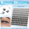 Spider Lash Clusters Fluffy Eyelash Extensions Wispy Individual Lashes Natural