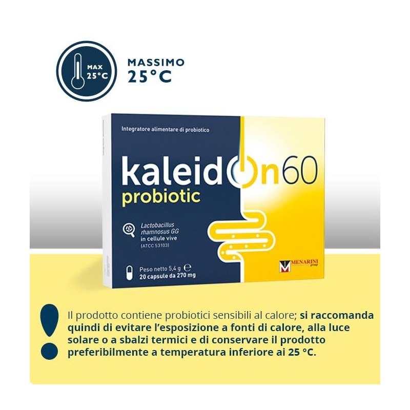 KaleidOn 60 probiotic capsule - Integratore alimentare a base di